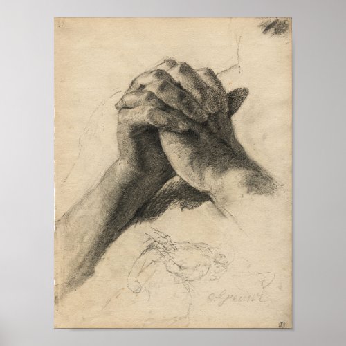 Praying Hands Poster