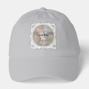 Praying Hands Rosary Hat