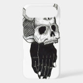 praying hands skull Case-Mate iPhone case (Back)