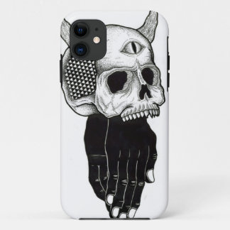 praying hands skull iPhone 11 case