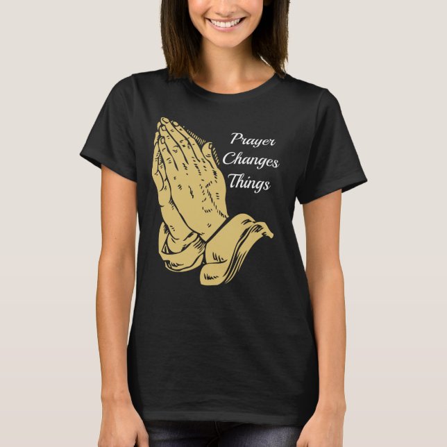 Praying Hands Tee Shirt (Front)