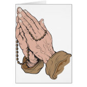 Praying Hands with Beads (Front)