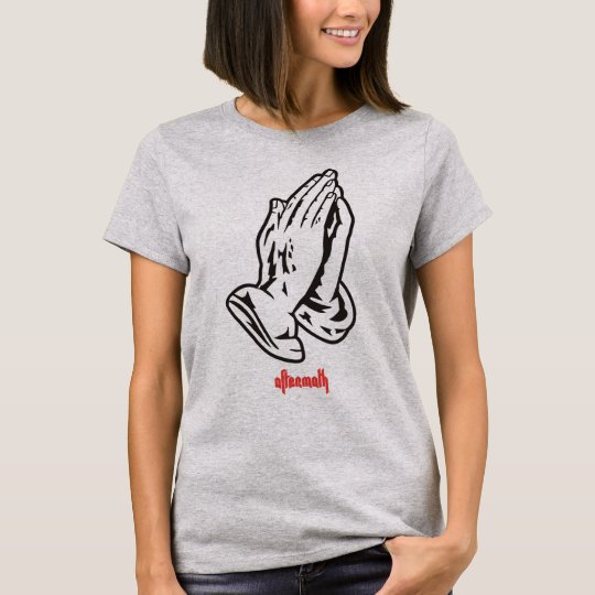 praying hands t shirt