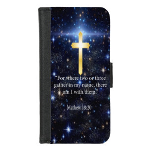 Praying iPhone 8/7 Wallet Case