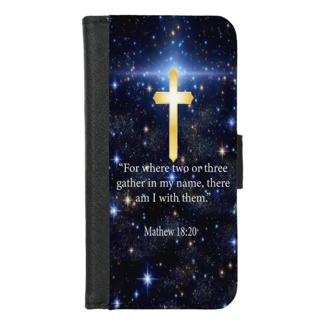 Praying iPhone Wallet Case (Front)
