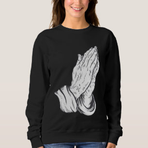 Praying Jesus Hands Sweatshirt