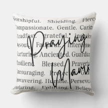 Praying Mama Throw Pillow