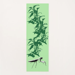 Praying Mantis Bamboo Jungle Yoga Mat