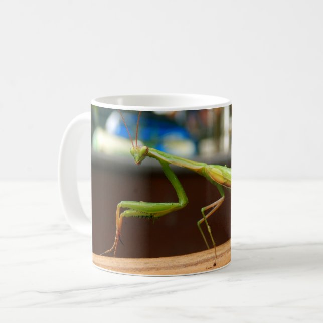 Praying Mantis Bug Mug (Front Left)