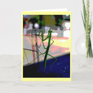 Praying Mantis Card
