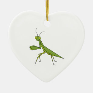 Praying Mantis Ceramic Ornament