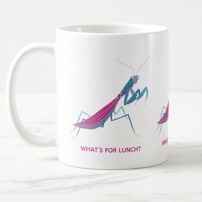 Praying Mantis Custom Text Coffee Mug (Creator Uploaded)