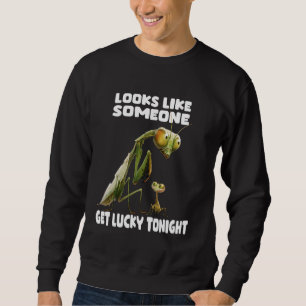 Praying Mantis Figurine T Mantis European Praying Sweatshirt