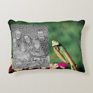 Praying Mantis Frame Create Your Own Photo Accent Pillow