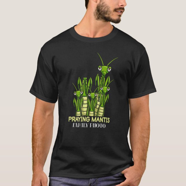Praying Mantis Future Entomologist Insect Collecti T-Shirt (Front)