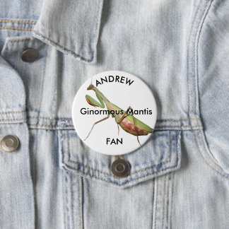 praying mantis, Ginormous Mantis Button