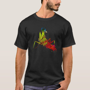 Praying Mantis Insect Animal Colorful 4 T-Shirt