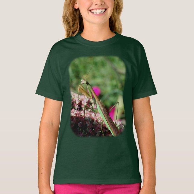 Praying Mantis Insect Animal T-Shirt (Front)