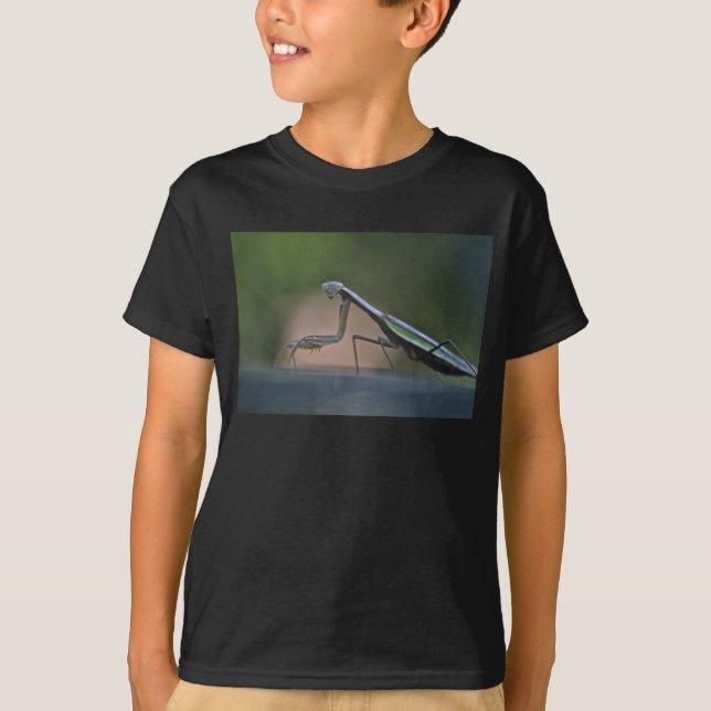 Praying Mantis Kids Tee Shirt (Front)