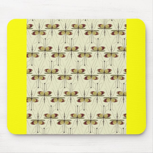 Praying Mantis Mouse Pad (Front)