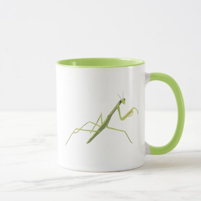Praying Mantis Painting Custom Insect Mugs (Right)