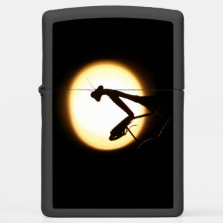 Praying Mantis Silhouette Zippo Lighter