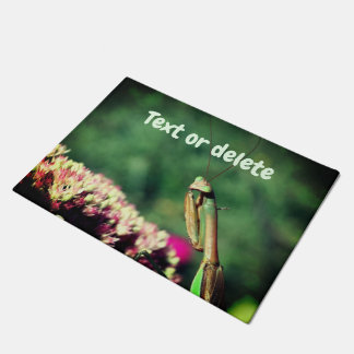 Praying Mantis Up Close Personalized Doormat