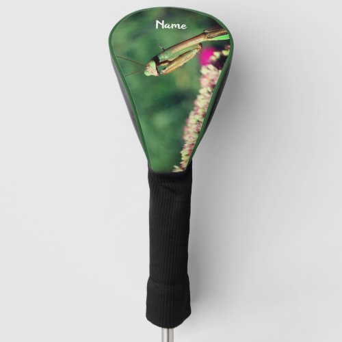 Praying Mantis Up Close Personalized  Golf Head Cover