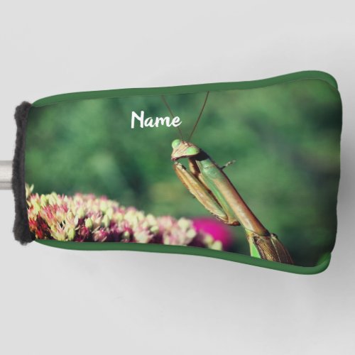 Praying Mantis Up Close Personalized   Golf Head Cover