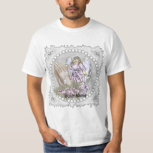 Praying Rosary Angel T-Shirt