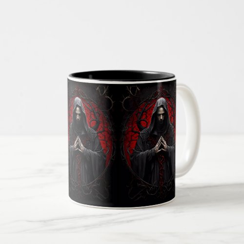 Praying  Spirituality Two_Tone Coffee Mug