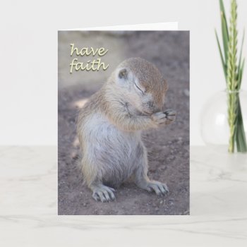 Praying Squirrel Card by poozybear at Zazzle