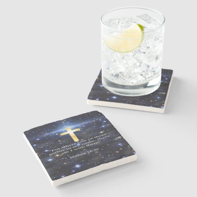 Praying Stone Coaster (Side)
