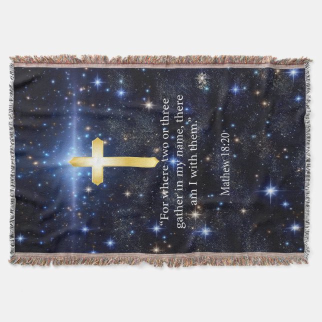 Praying Throw Blanket (Front)