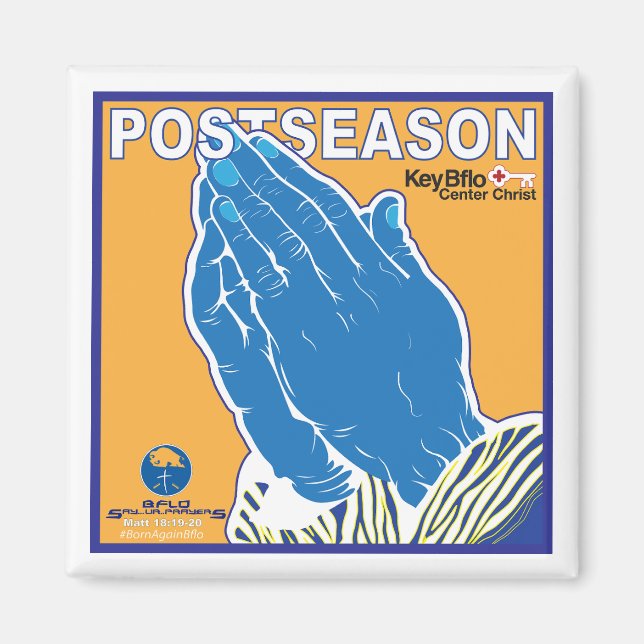 PRAYINGHANDS BFLO POSTSEASON MAGNET (Front)