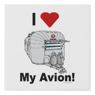 Pre-73 Avion Faux Canvas Print-Wall Art