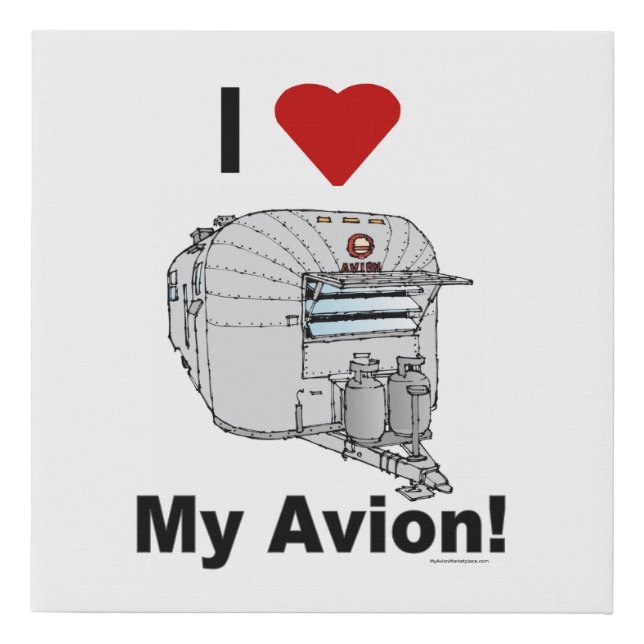 Pre-73 Avion Faux Canvas Print-Wall Art (Front)