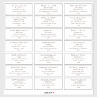 Pre-Addressed Address Labels