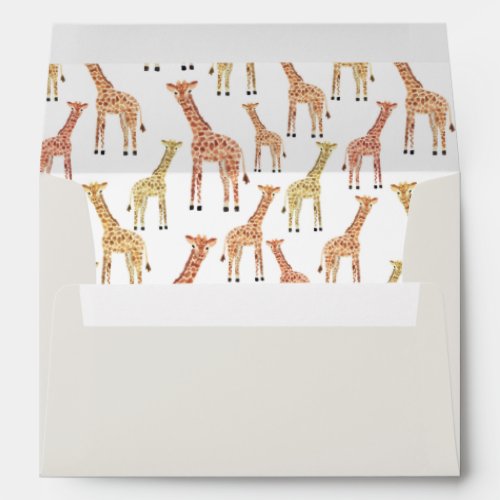 Pre_Addressed Giraffe Envelopes