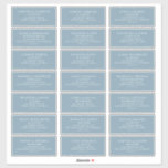 Pre-addressed Wedding Guest Mailing Label Stickers<br><div class="desc">Our pre-addressed wedding guest labels are perfect for easy mailing of all your cards and invitations. Each label is approximately 2” x 4”.</div>