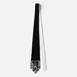 Pre-Columbian Gravesite Skeleton Neck Tie