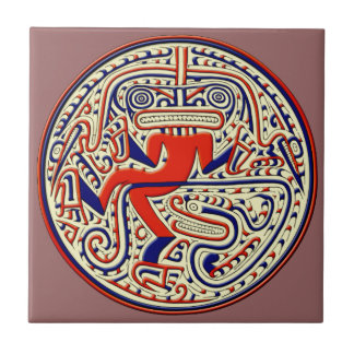 Pre-Columbian mythological animal Tile