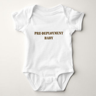 Pre-deployment baby baby bodysuit