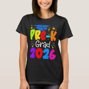 Pre Grad 2026 Preschool Graduation Artwork T-Shirt