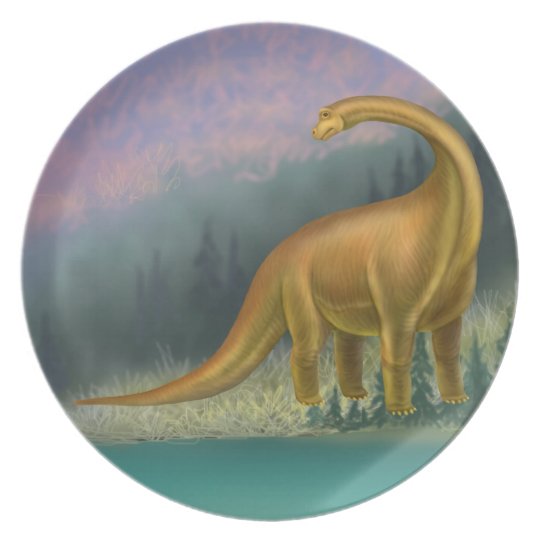 dinosaur with a plate on its head