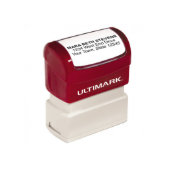 Pre-Inked Rubber Ultimark Office Stamp (Front)