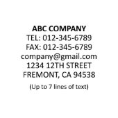 Pre-Inked Stamp with Built-in Ink Pad (UM24 Template)