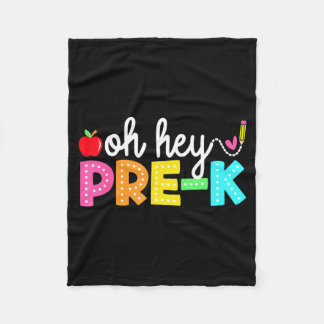 Pre-K Back To School Teachers Students Design Fleece Blanket