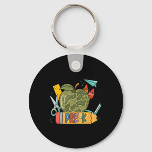 Pre-k Camo Back To School Gifts Teacher First Day Keychain