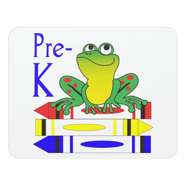 Pre-K Door Sign (Contemporary Front)